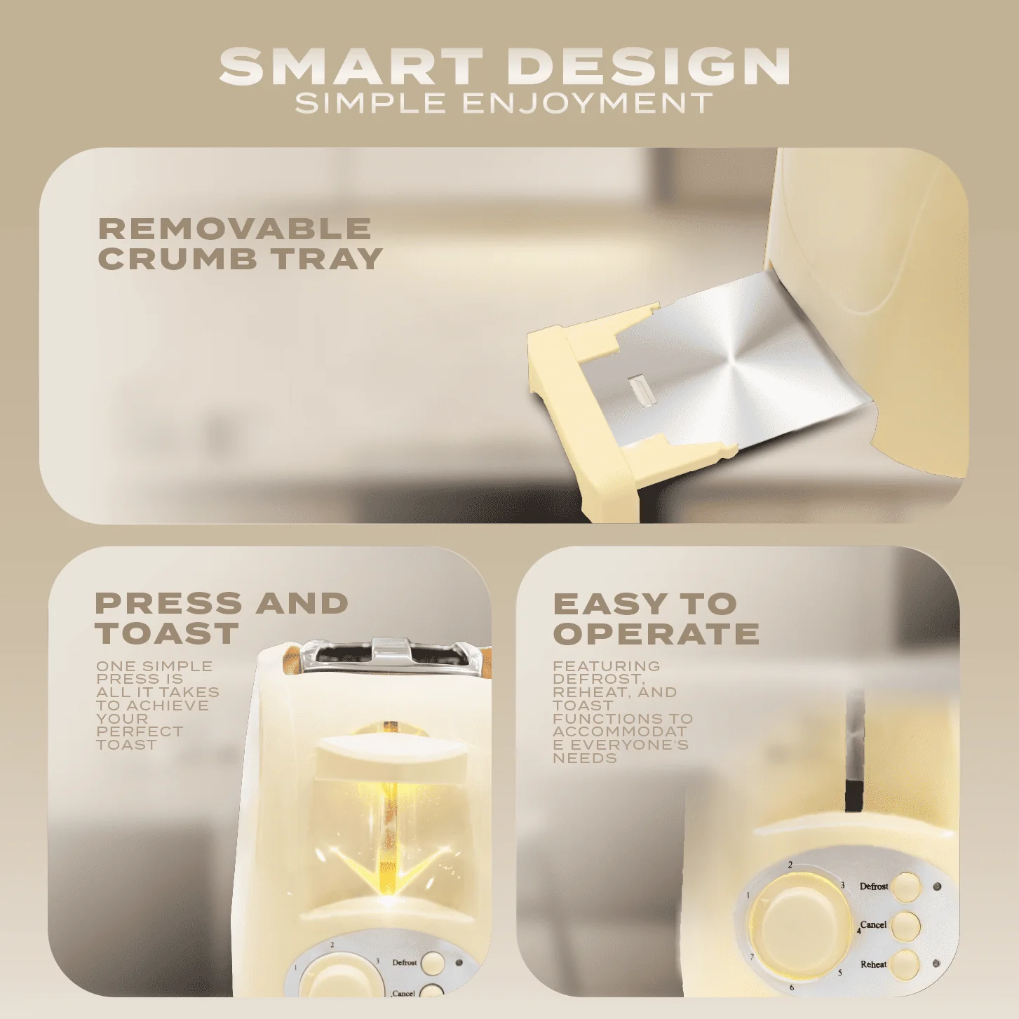 Electrova 2 Slice Toaster Classic Toast Series - Image 7