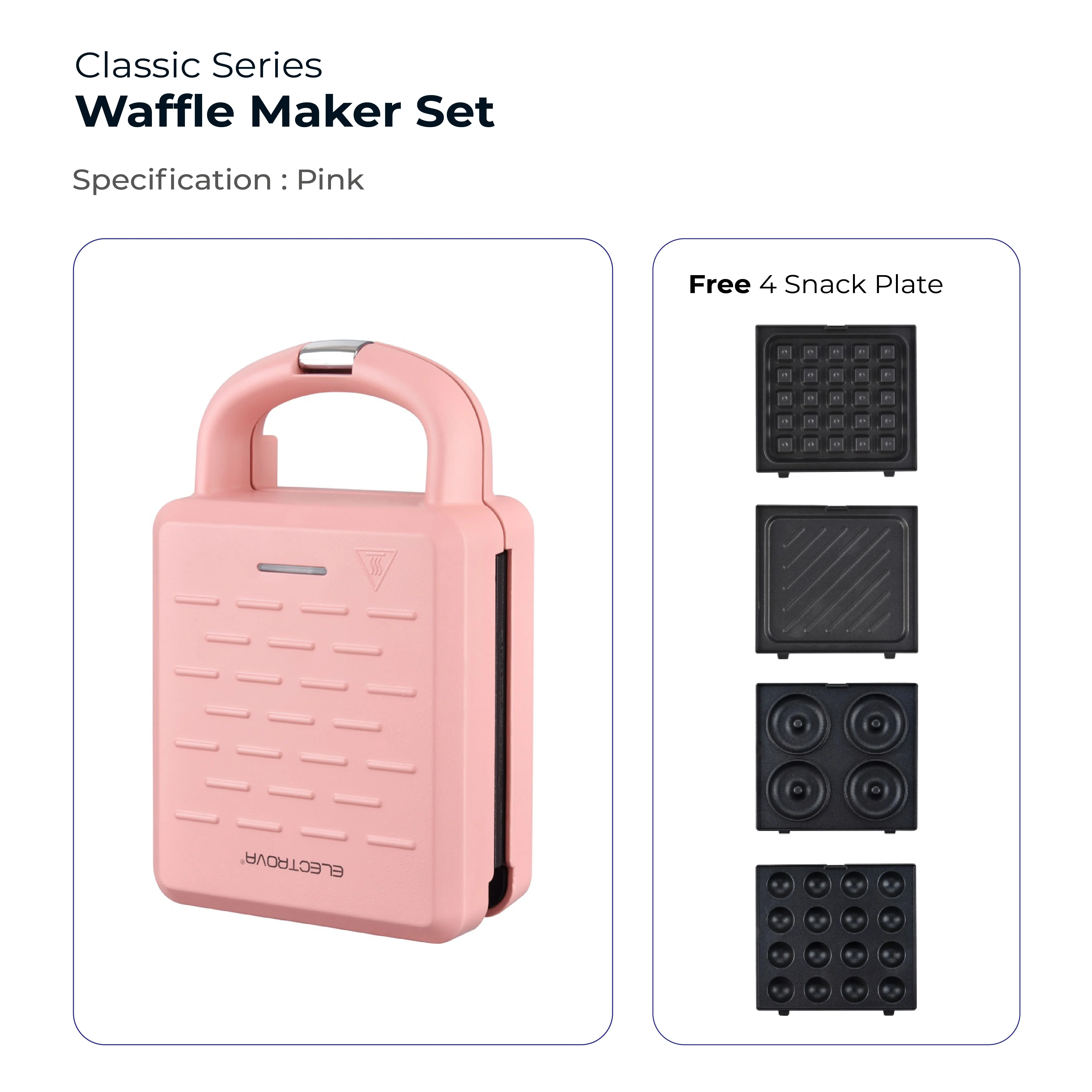 Electrova Classic Series 4 in 1 Sandwich and Waffle Maker - Image 12