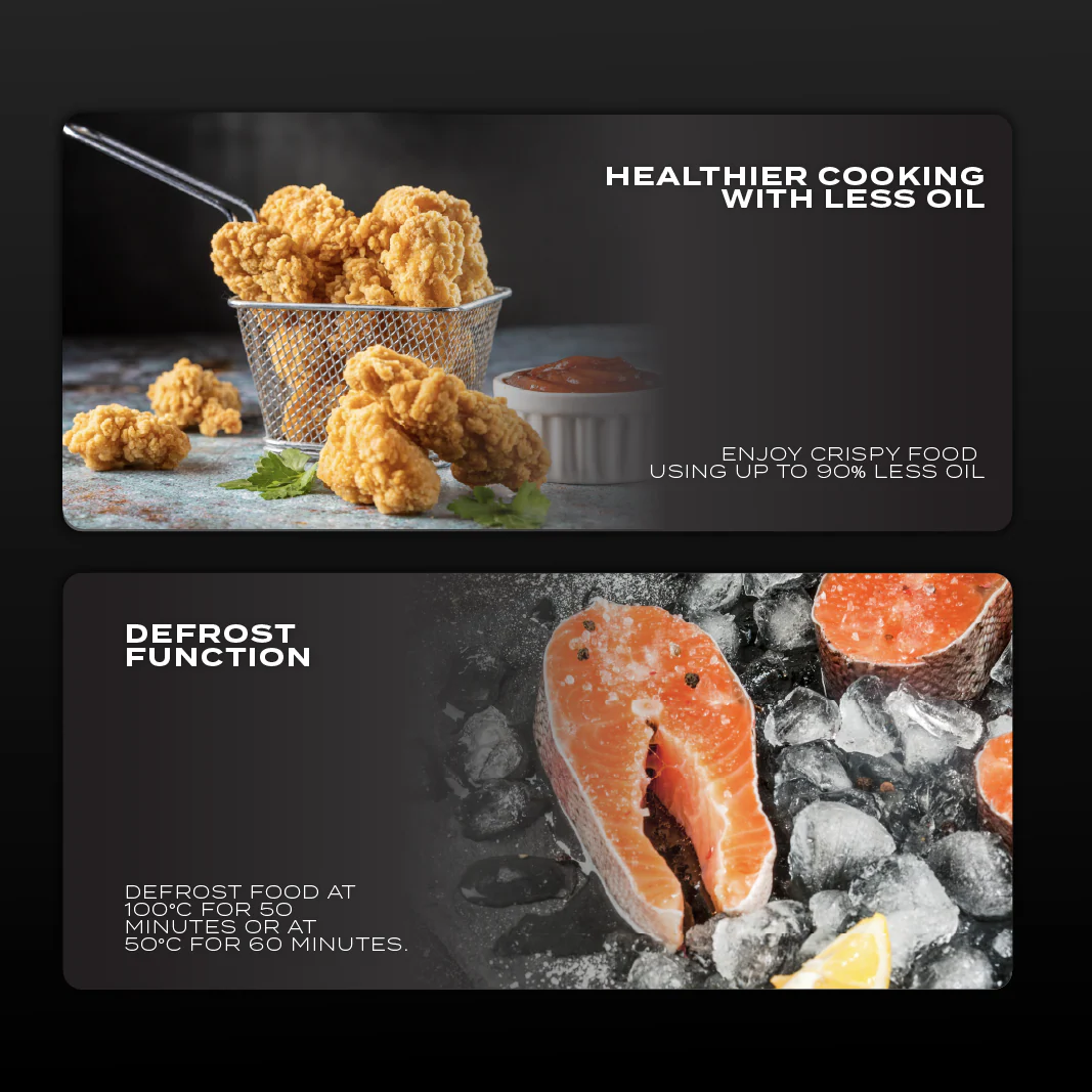 Electrova Ecowell Series Deluxe XXLarge Air Fryer Oven (24L) - Image 5