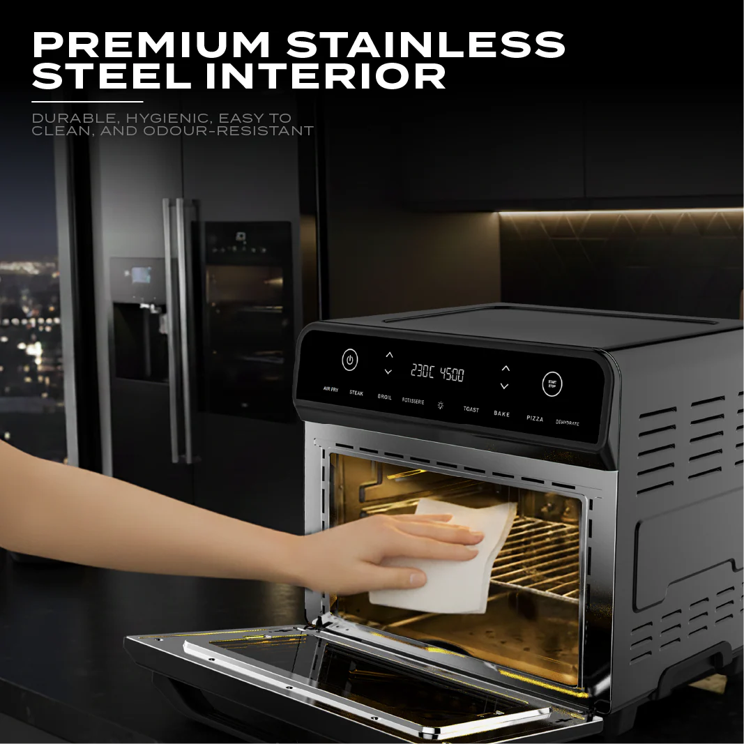 Electrova Ecowell Series Deluxe XXLarge Air Fryer Oven (24L) - Image 7