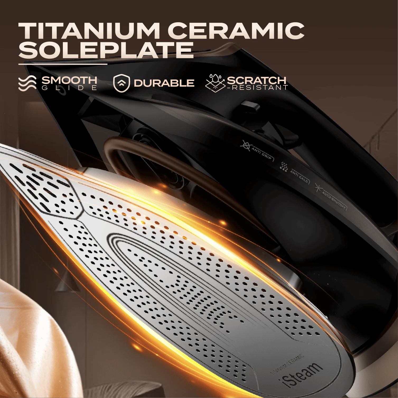 Electrova Anti-Burn Steam Iron SI2000 Perfect iSteam Series - Image 4