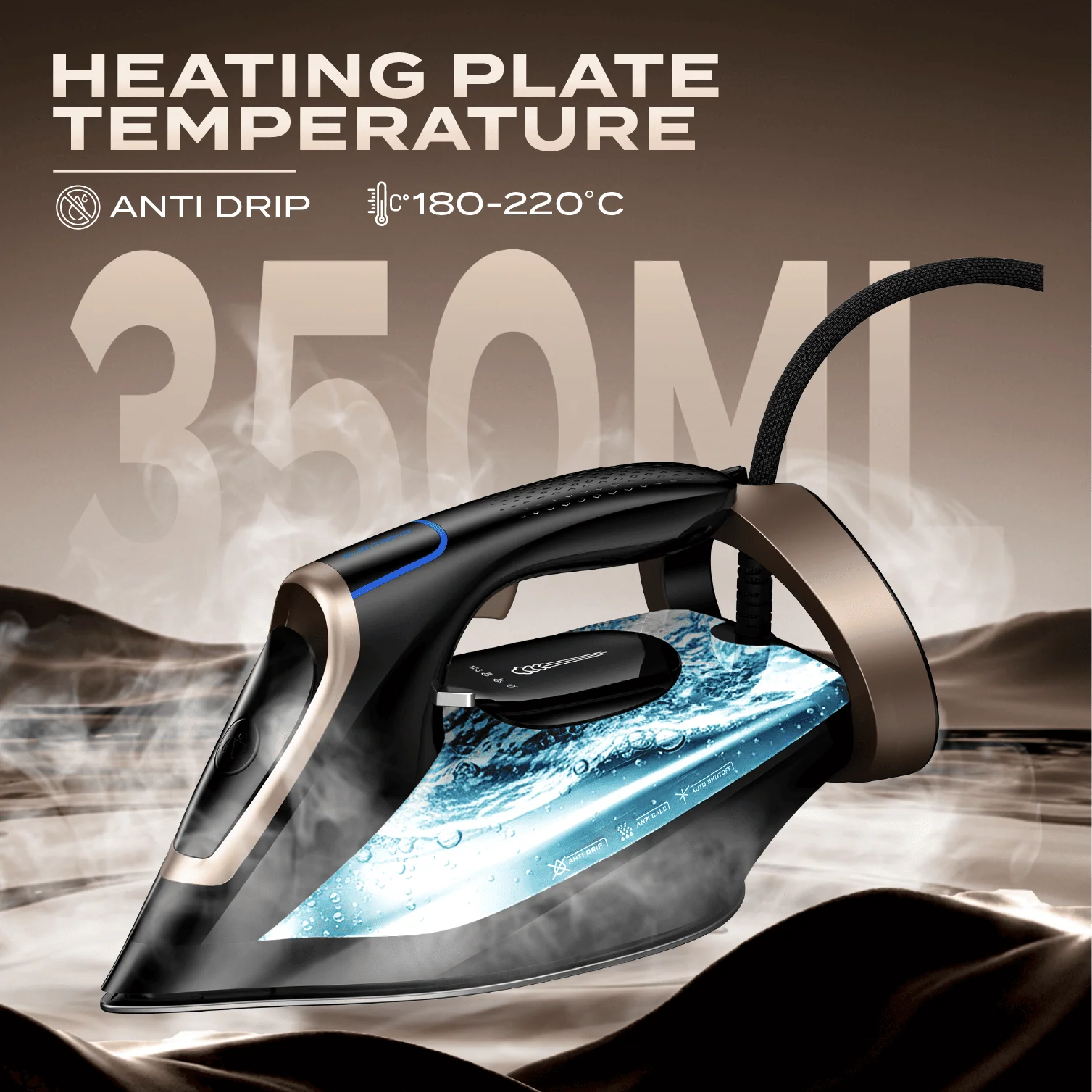 Electrova Anti-Burn Steam Iron SI2000 Perfect iSteam Series - Image 6