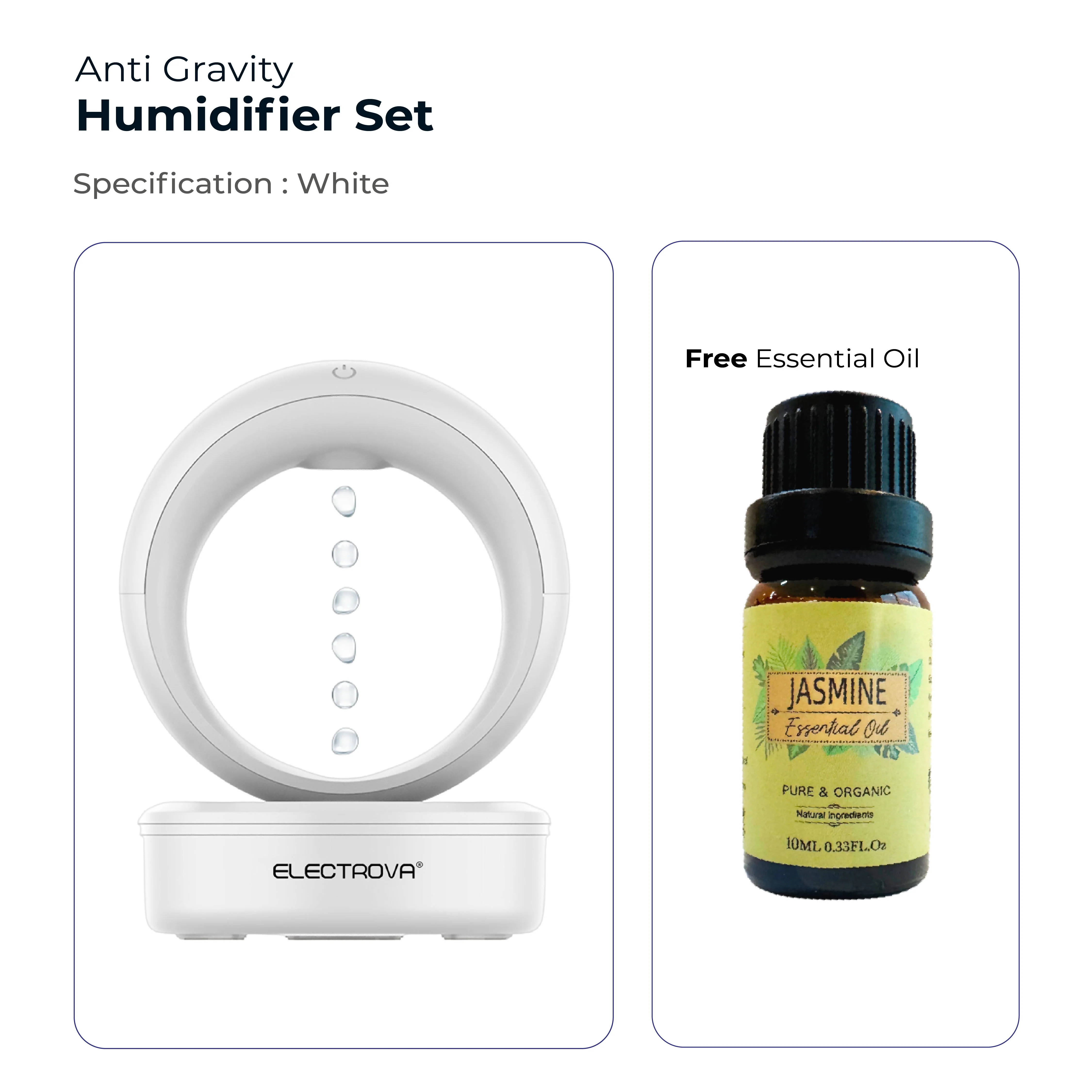 Electrova Anti Gravity Humidifier with Ultrasonic Mist & Aroma Diffuser - Image 12