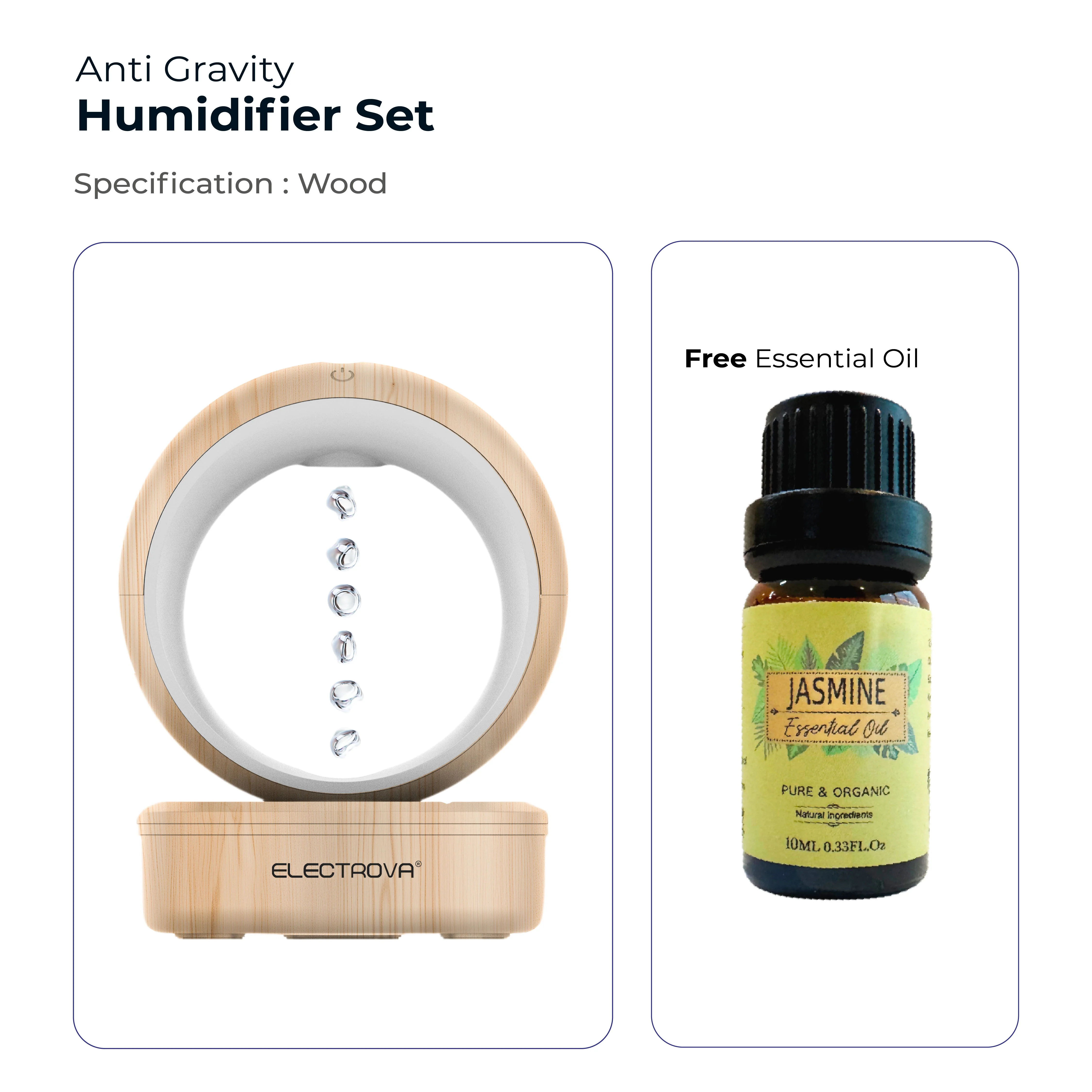 Electrova Anti Gravity Humidifier with Ultrasonic Mist & Aroma Diffuser - Image 13