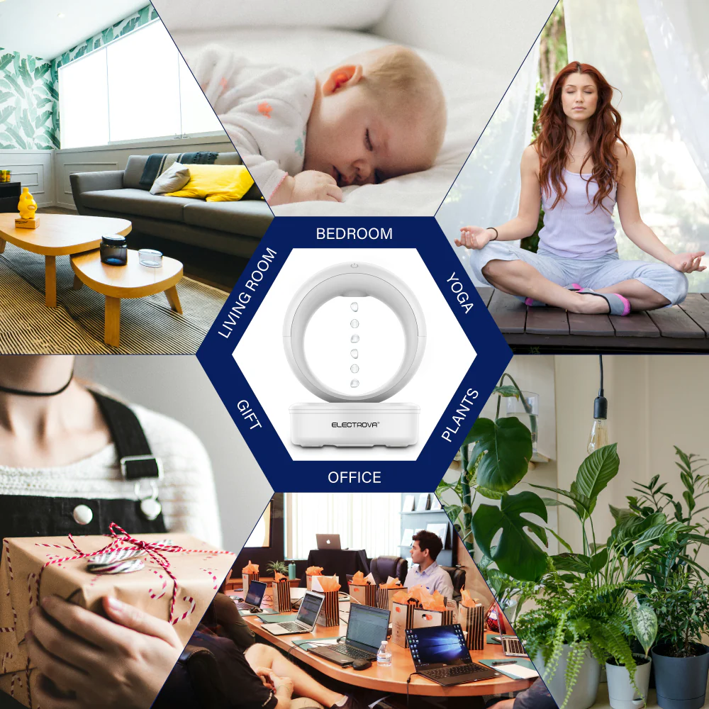 Electrova Anti Gravity Humidifier with Ultrasonic Mist & Aroma Diffuser - Image 5