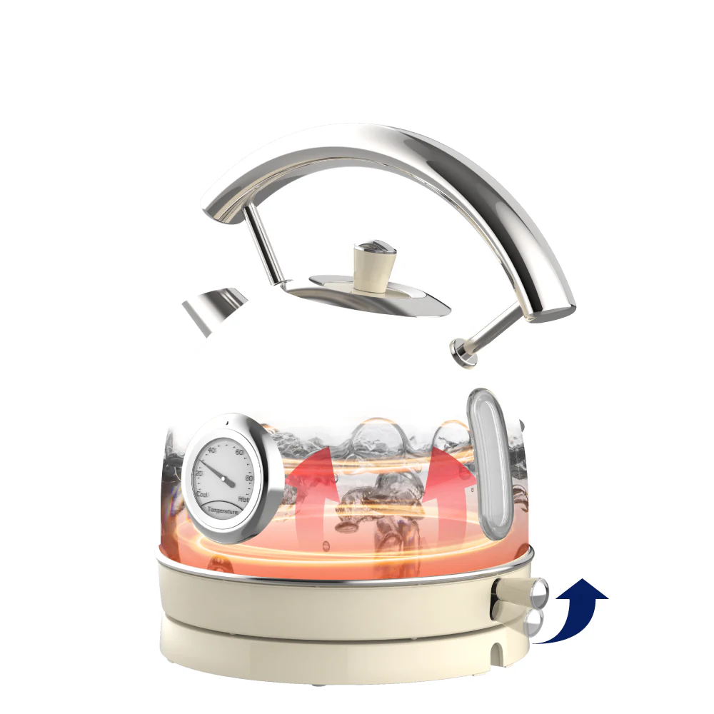 Electrova Classic 50's Series Stainless Steel Electric Kettle (1.8L) - Image 7