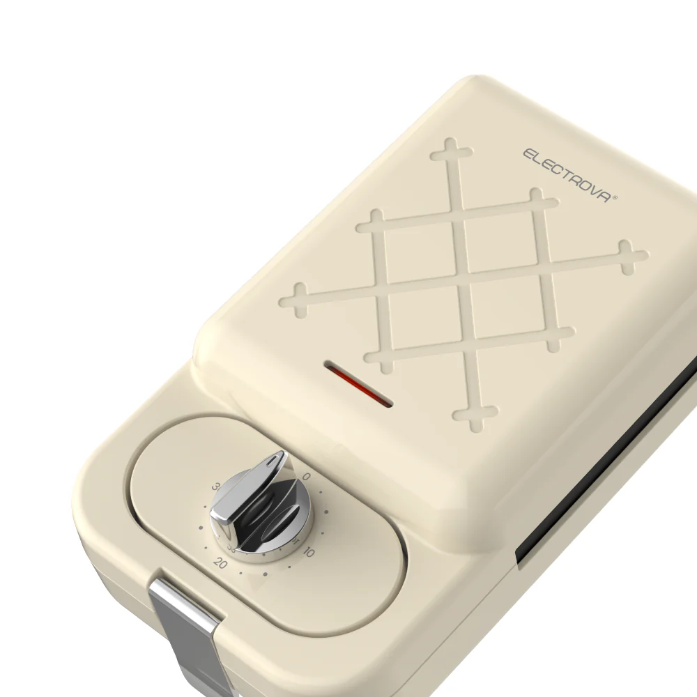 Electrova Classic 50's Series Waffle Maker with Timer - Image 4