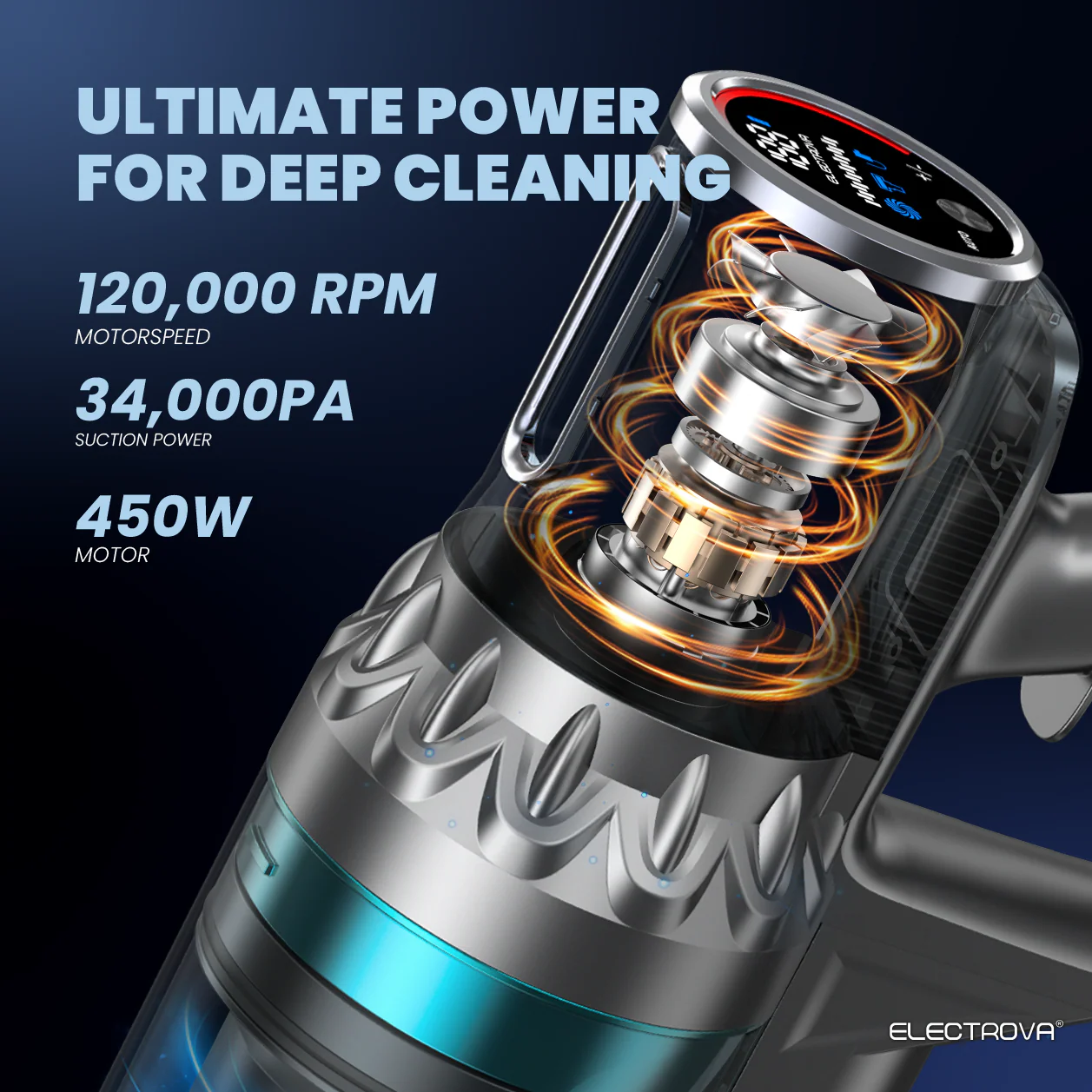 Electrova Cordless Vacuum Cleaner Smart iTech JetPro One Station - Image 3