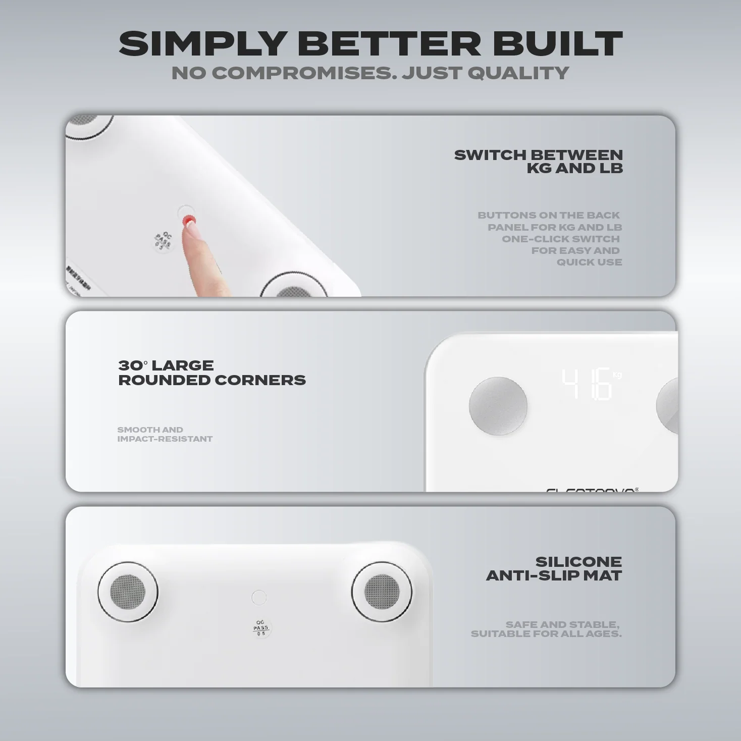 Electrova Smart Fit Pro Bluetooth Weighing Scale - Image 8