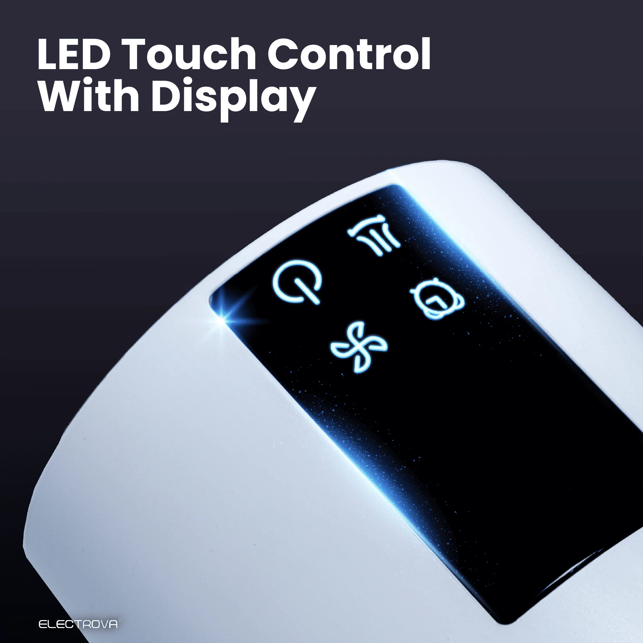 Electrova Electric Digital Stand Fan with Adjustable Height iPure Series - Image 6