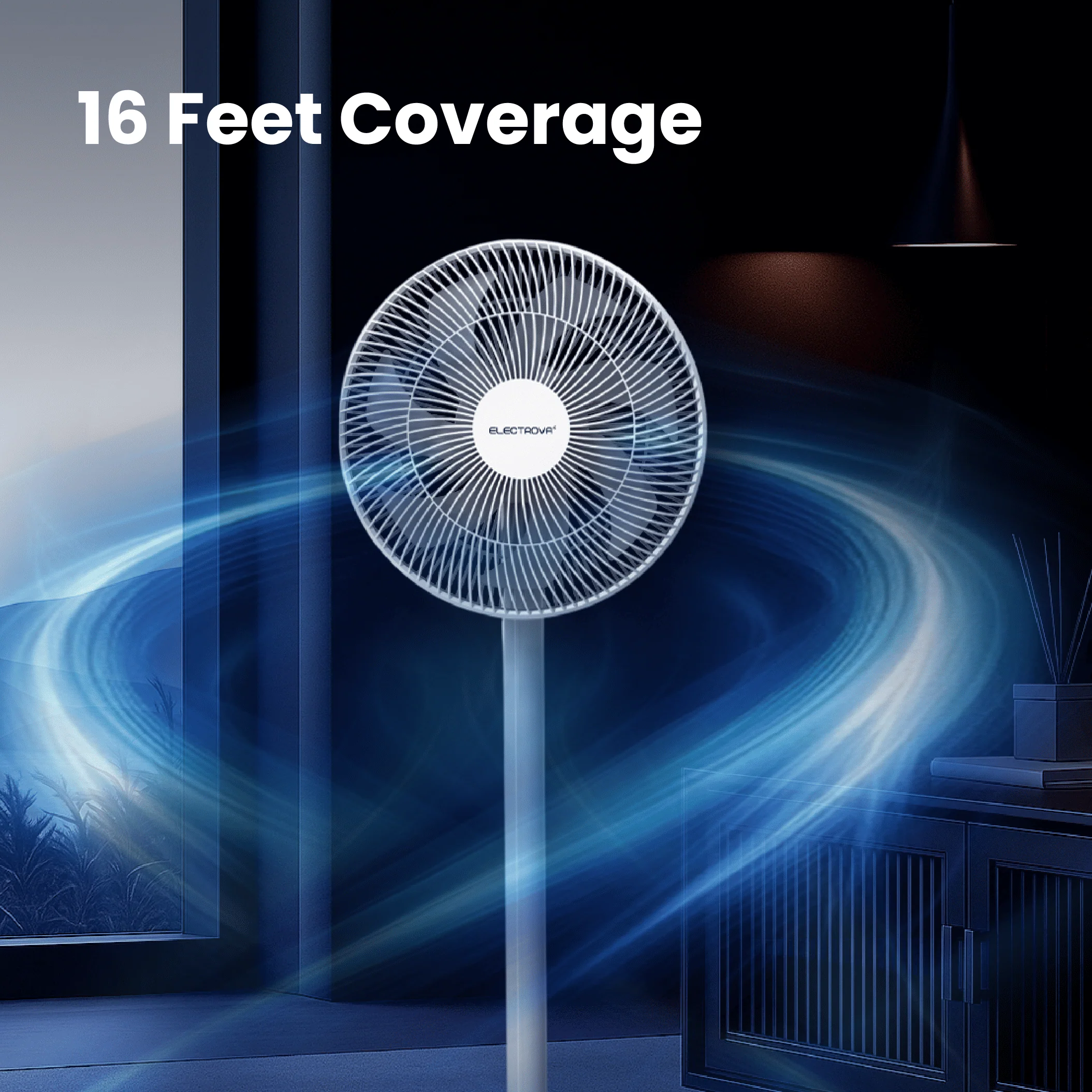 Electrova Electric Stand Fan with Adjustable Height iPure Series (Manual) - Image 6