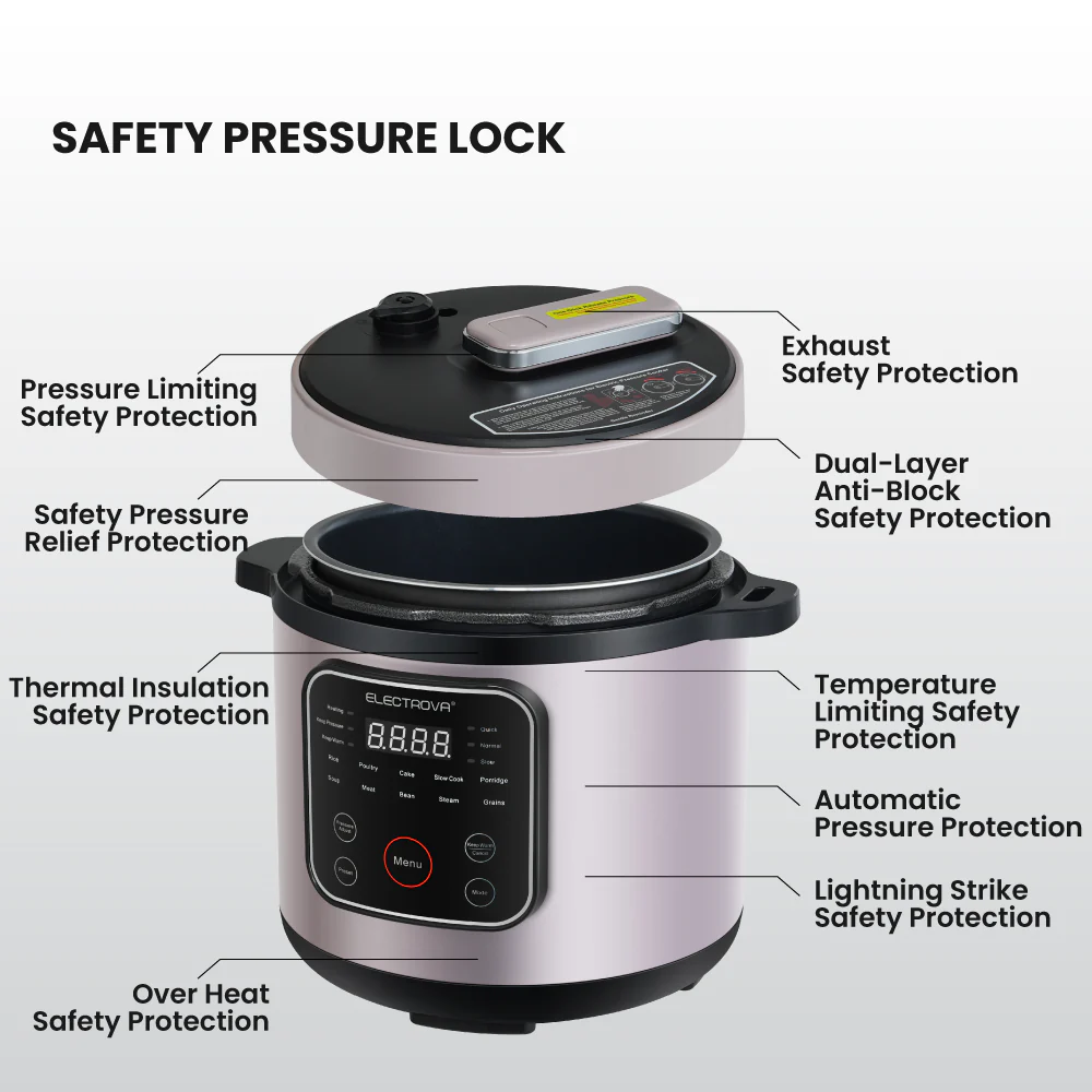 Electrova InnovaCook Series Multi-Functional Electric Pressure Cooker - Image 9