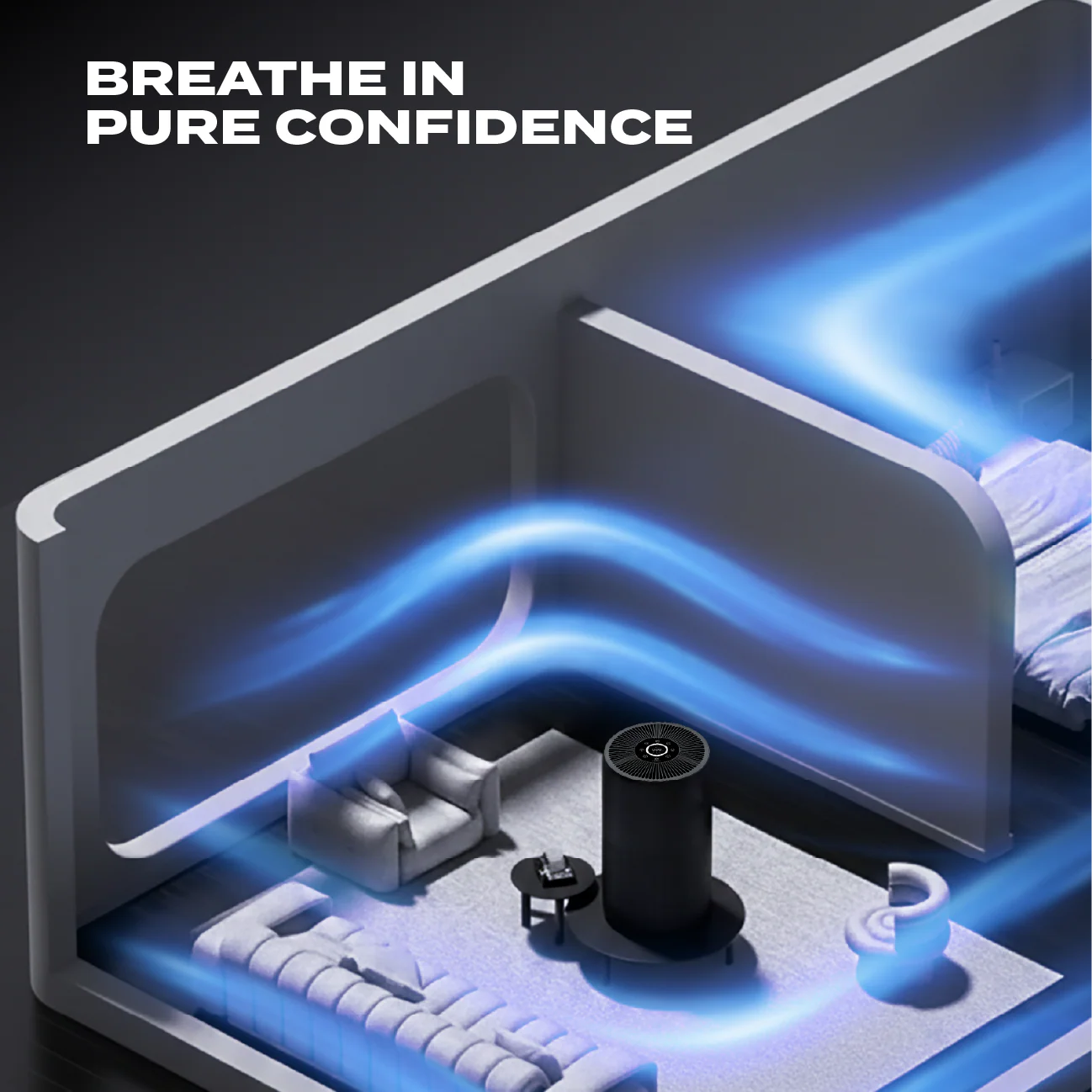 Electrova iPure AirCare 300 Series Desktop Air Purifier (Small) - Image 9