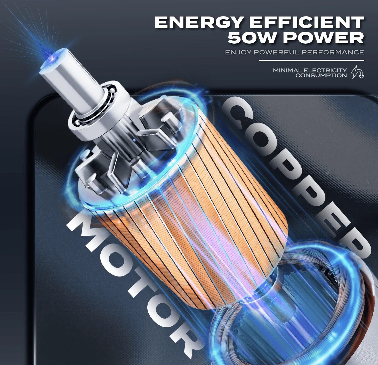 Electrova iPure Series Electronic Bladeless Tower Fan - Image 3