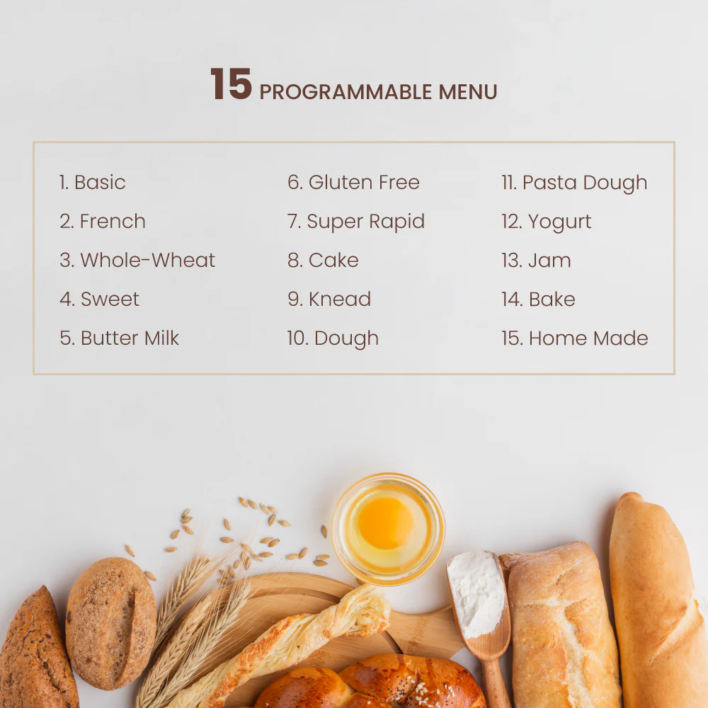 Electrova HomeBaker Series Bread Maker (3.0LB) - Image 3