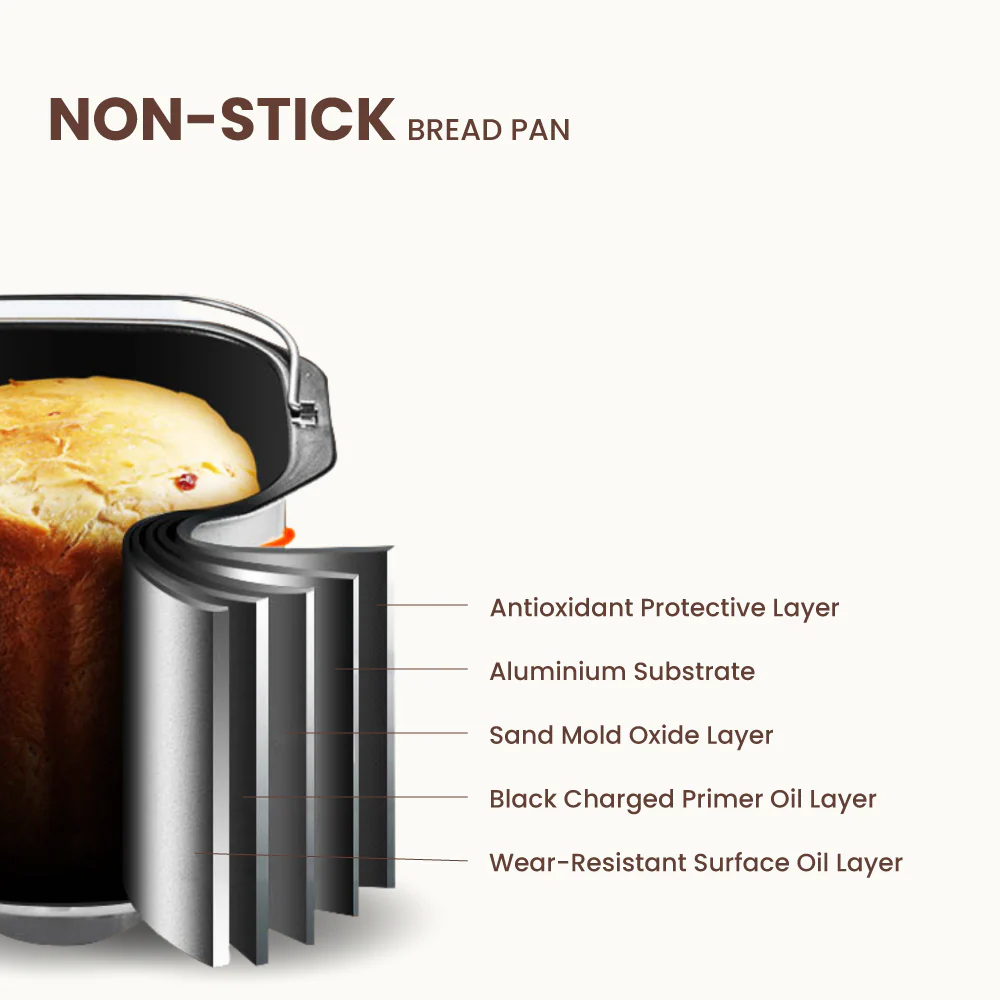 Electrova HomeBaker Series Bread Maker (3.0LB) - Image 5