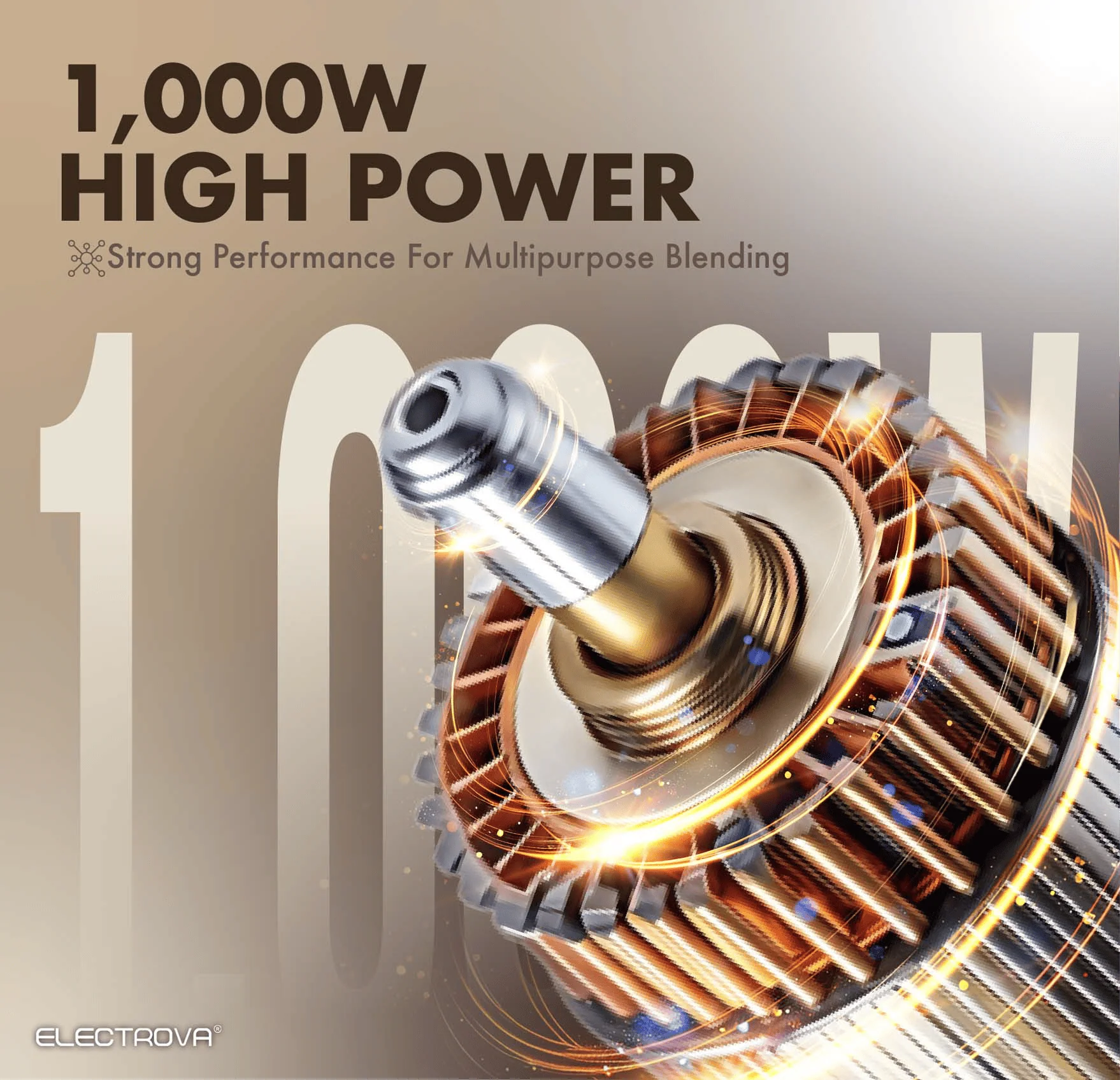 Electrova ProBlend Series 6 in 1 Multifunction Hand Blender Mixer Set (Food Processor) - Image 5