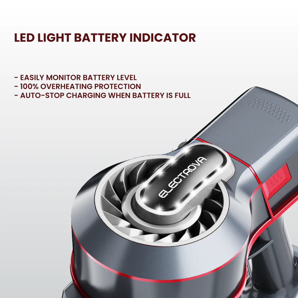 Electrova Redtech Cyclonic R2 Cordless Vacuum Cleaner - Image 4