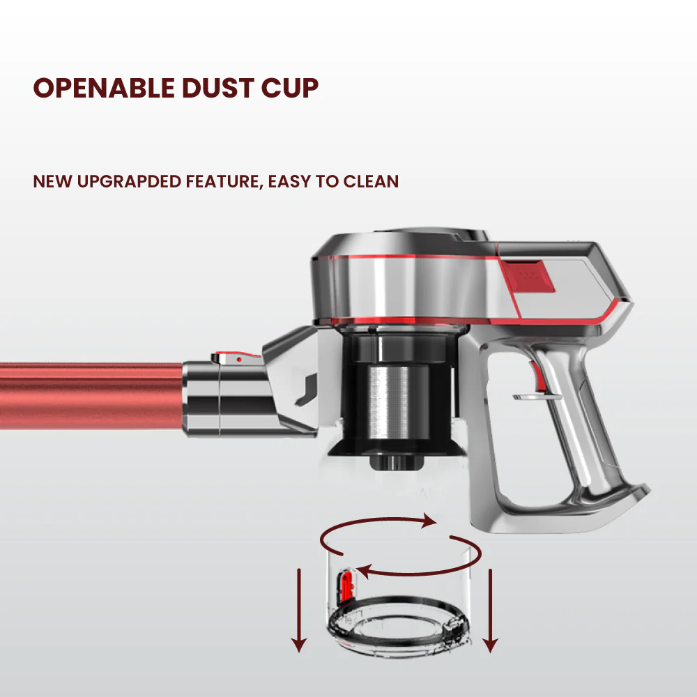 Electrova Redtech Cyclonic R2 Cordless Vacuum Cleaner - Image 8